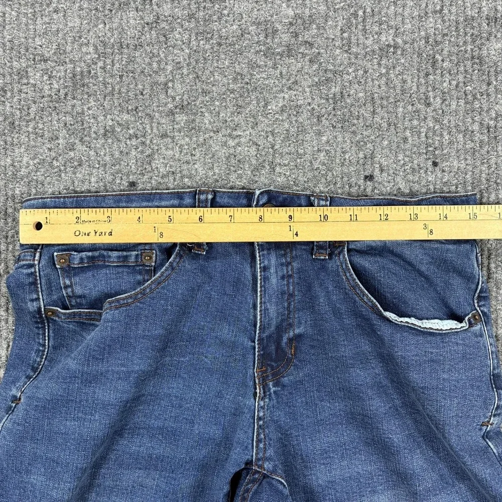 IZOD Jeans Mens 32x29 Blue Wash Regular Fit Straight Comfort Stretch Denim